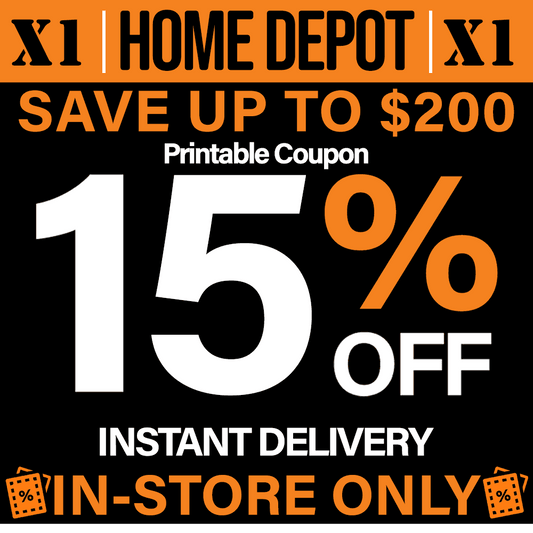 In-Store 15% OFF Home Depot Printable Coupon