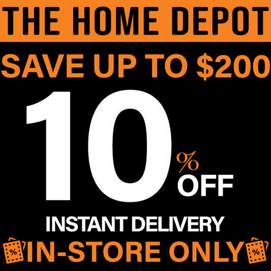 In-Store 10% OFF Home Depot Printable Coupon